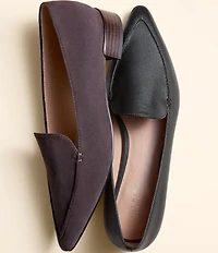 Cole Haan Beatrice Leather Pointed Toe Loafers