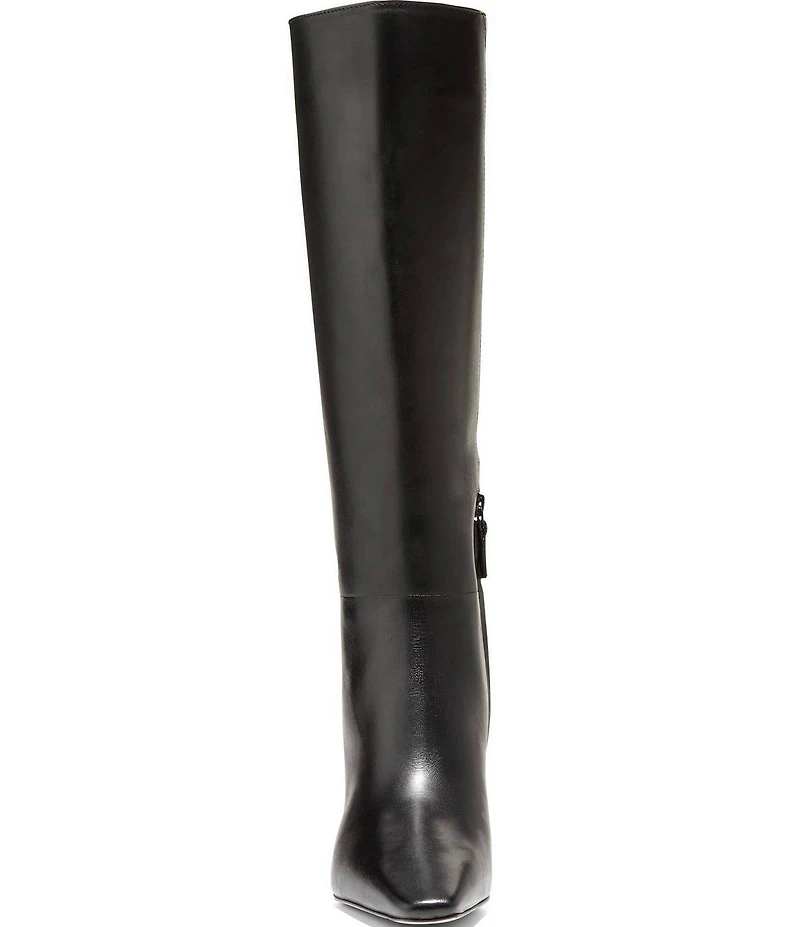 Cole Haan Blanche Tall Leather Block Heel Boots