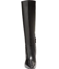 Cole Haan Blanche Tall Leather Block Heel Boots