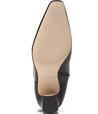 Cole Haan Blanche Tall Leather Block Heel Boots