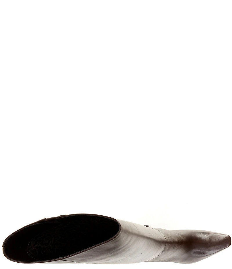 Cole Haan Blanche Tall Leather Block Heel Boots