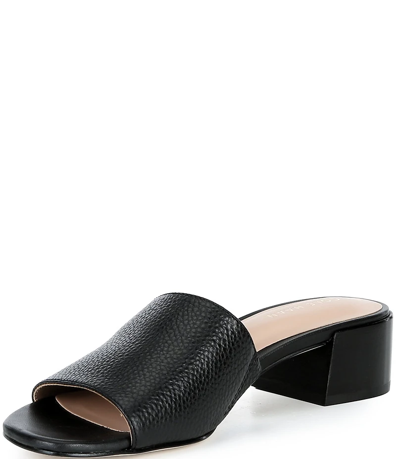 Cole Haan Calli Single Band Block Heel Mule Sandals