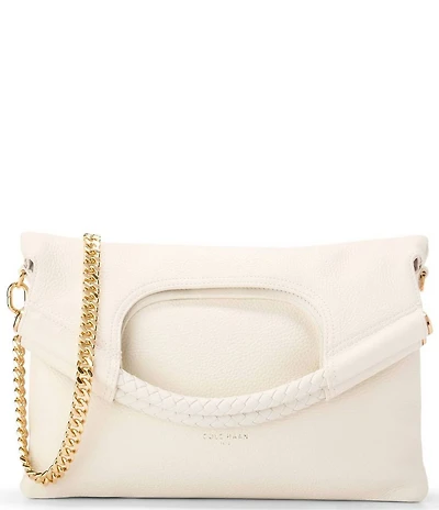 Cole Haan Carolyn Leather Foldover Chain Tote Bag