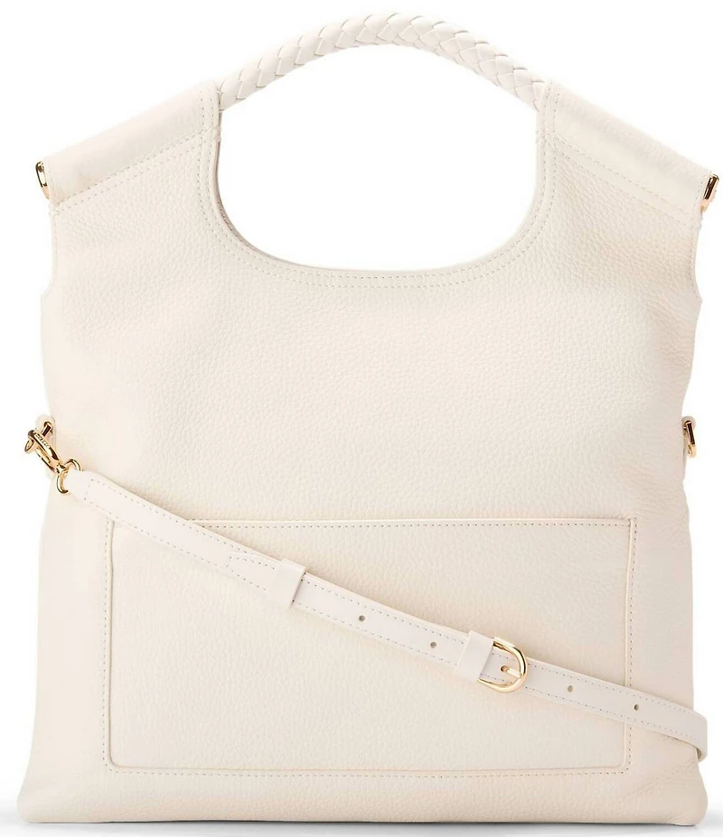 Cole Haan Carolyn Leather Foldover Chain Tote Bag