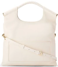 Cole Haan Carolyn Leather Foldover Chain Tote Bag