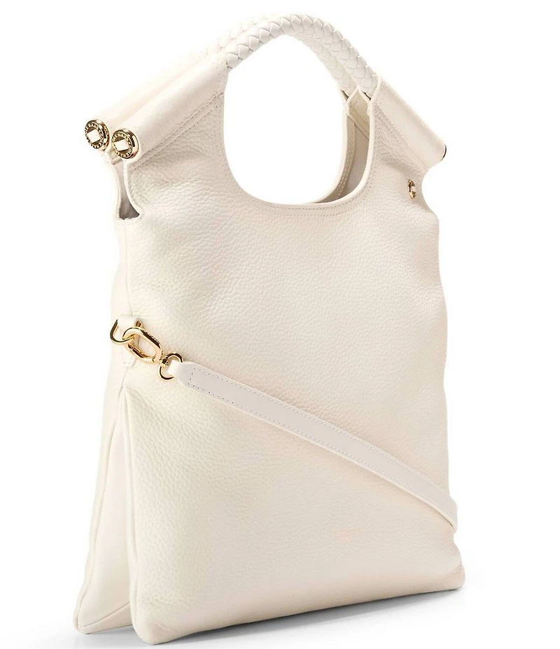 Cole Haan Carolyn Leather Foldover Chain Tote Bag