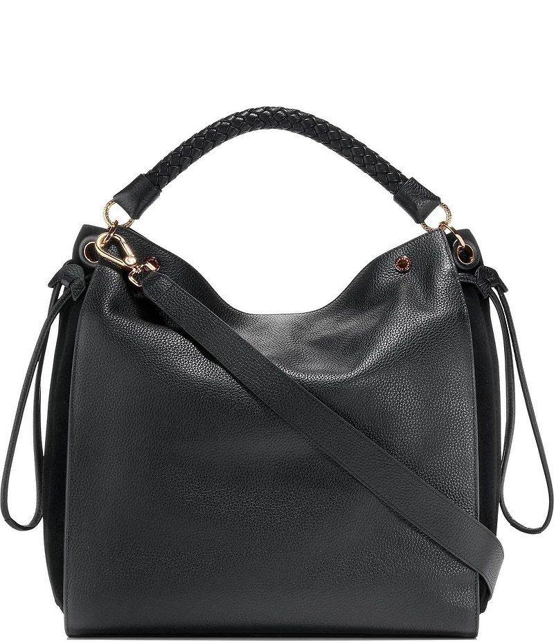 Cole Haan Charissa Braided Top Handle Shopper Satchel Bag