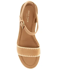 Cole Haan Cloudfeel Asbury Espadrille Wedge Sandals