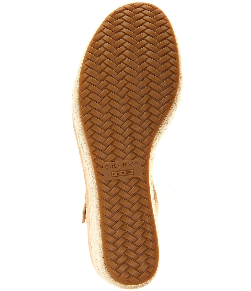 Cole Haan Cloudfeel Asbury Espadrille Wedge Sandals