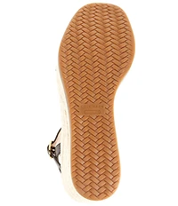 Cole Haan CLOUDFEEL Keeton Leather Platform Wedge Espadrille Sandals