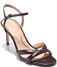 Cole Haan Constantina Croco Print Leather Dress Sandals