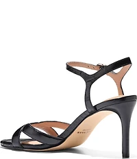 Cole Haan Constantina Crocodile Embossed Leather Dress Sandals