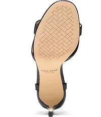 Cole Haan Constantina Crocodile Embossed Leather Dress Sandals