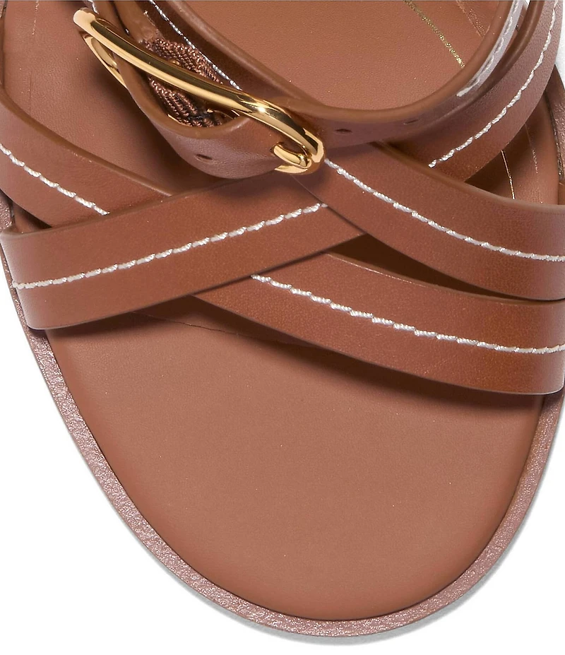 Cole Haan Dillon Leather Strappy Block Heel Sandals