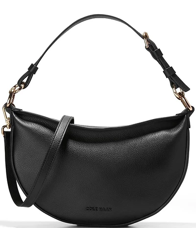 Cole Haan Elizabeth Leather Saddle Crossbody Shoulder Bag