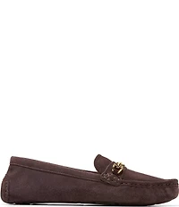 Cole Haan Emeryn Horsebit Suede Driver Loafers