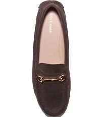 Cole Haan Emeryn Horsebit Suede Driver Loafers