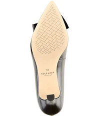 Cole Haan Felicia Leather Bow Pumps