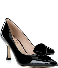 Cole Haan Florette Patent Leather Ornamented Pointed Toe Pumps