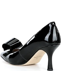 Cole Haan Florette Patent Leather Ornamented Pointed Toe Pumps
