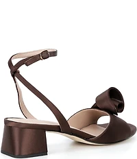 Cole Haan Florette Satin Ornamented Block Heel Dress Sandals