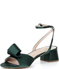 Cole Haan Florette Satin Ornamented Block Heel Dress Sandals