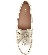 Cole Haan Gissella Leather Tassel Driver Loafers
