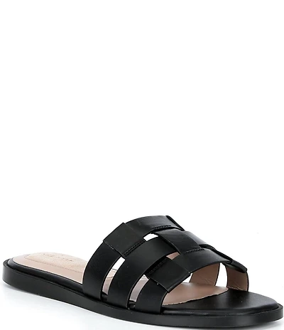 Cole Haan Go-To Ensley Woven Leather Slide Sandals