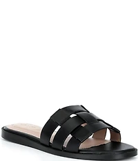 Cole Haan Go-To Ensley Woven Leather Slide Sandals