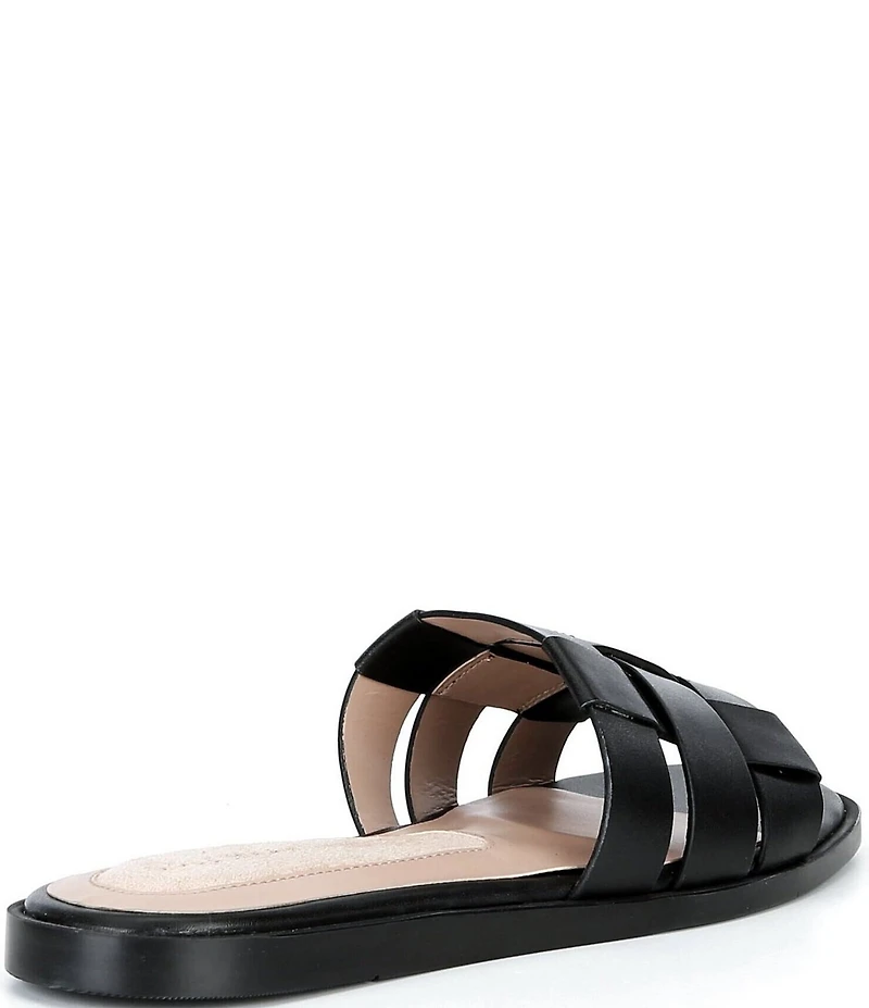 Cole Haan Go-To Ensley Woven Leather Slide Sandals