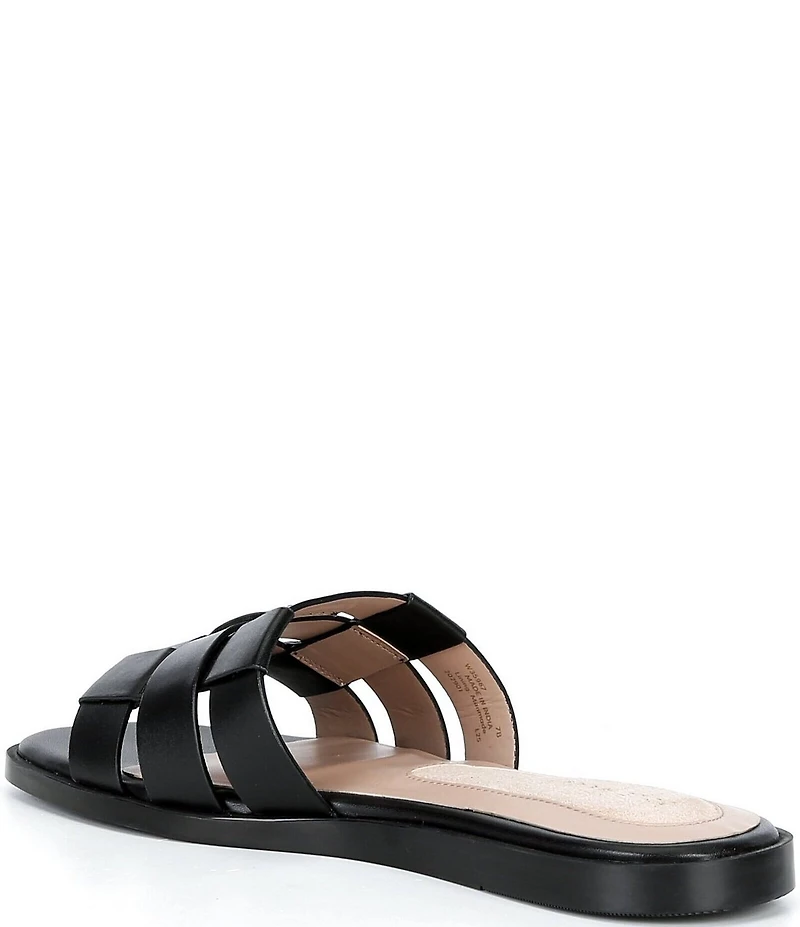 Cole Haan Go-To Ensley Woven Leather Slide Sandals