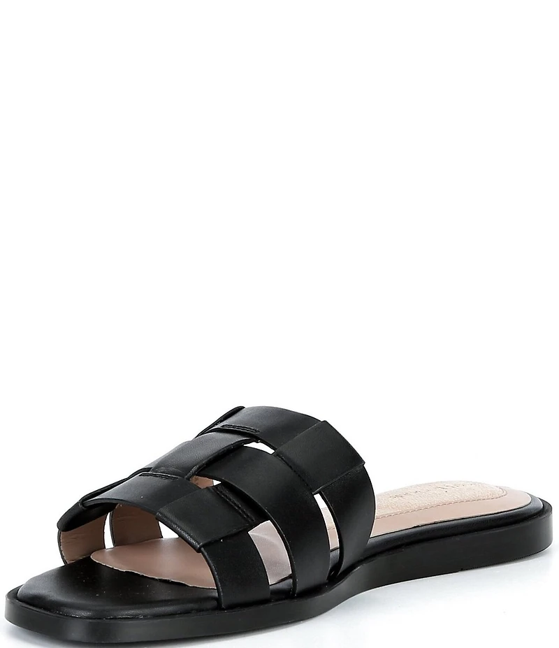 Cole Haan Go-To Ensley Woven Leather Slide Sandals