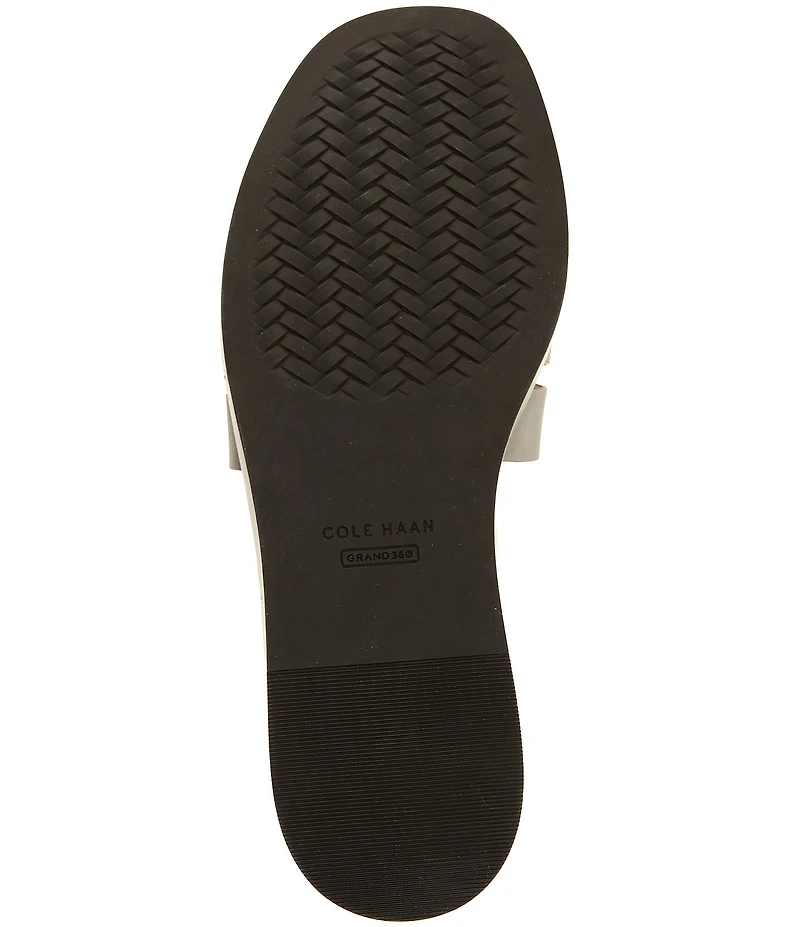 Cole Haan Go-To Ensley Woven Leather Slide Sandals