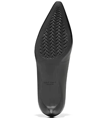 Cole Haan Go-To Jocelyn Leather Kitten Heel Pumps