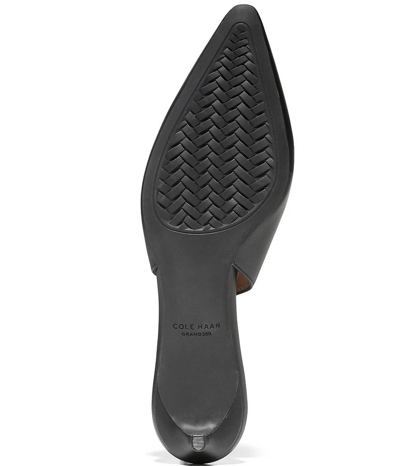 Cole Haan Go-To Jocelyn Leather Kitten Heel Slingback Pumps