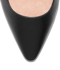 Cole Haan Go-To Jocelyn Leather Kitten Heel Slingback Pumps