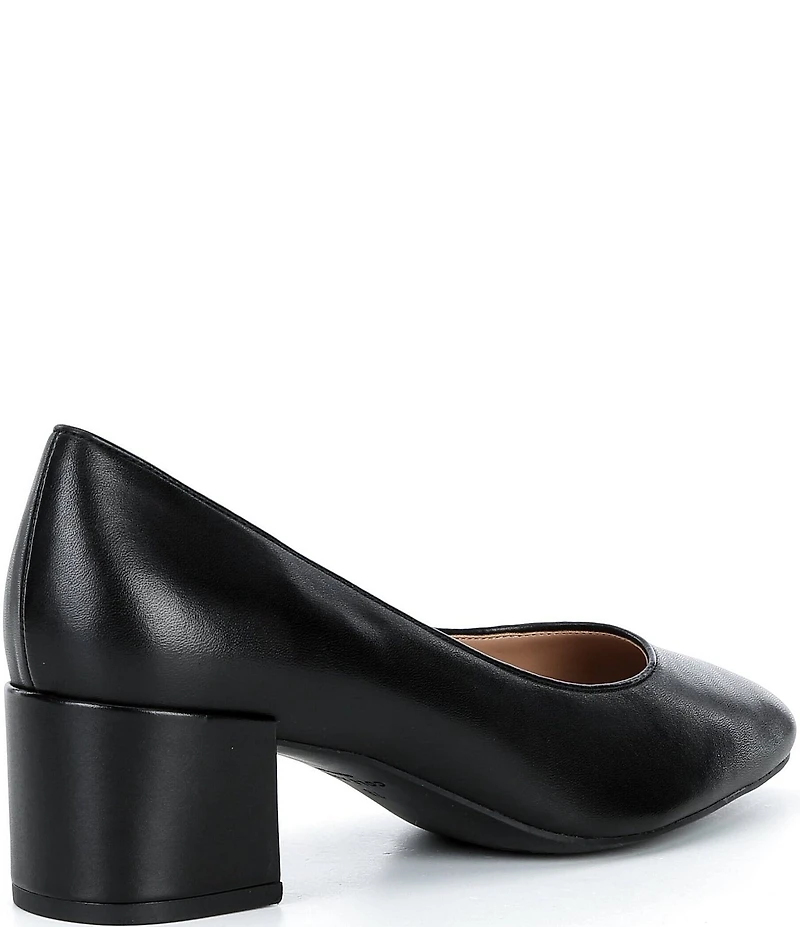 Cole Haan Go-To Shayla Leather Block Heel Pumps