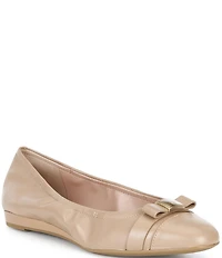 Cole Haan Go-To Tova Bow Leather Ballet Flats