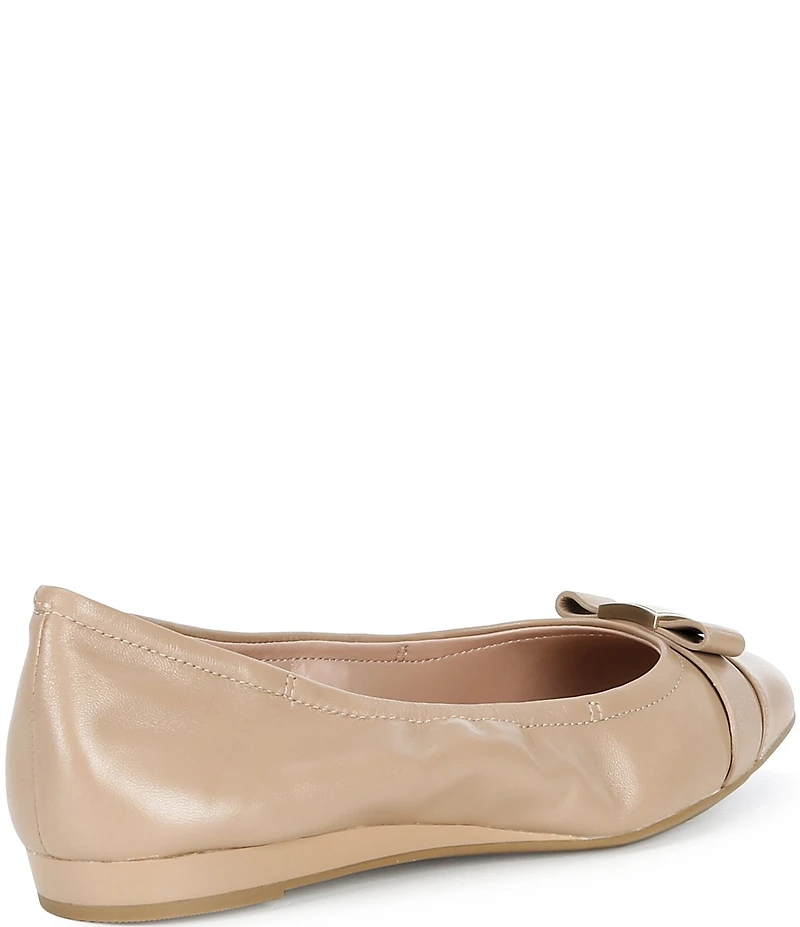 Cole Haan Go-To Tova Bow Leather Ballet Flats