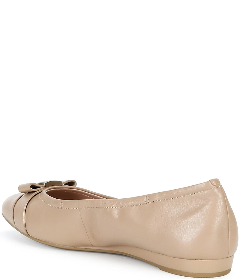 Cole Haan Go-To Tova Bow Leather Ballet Flats