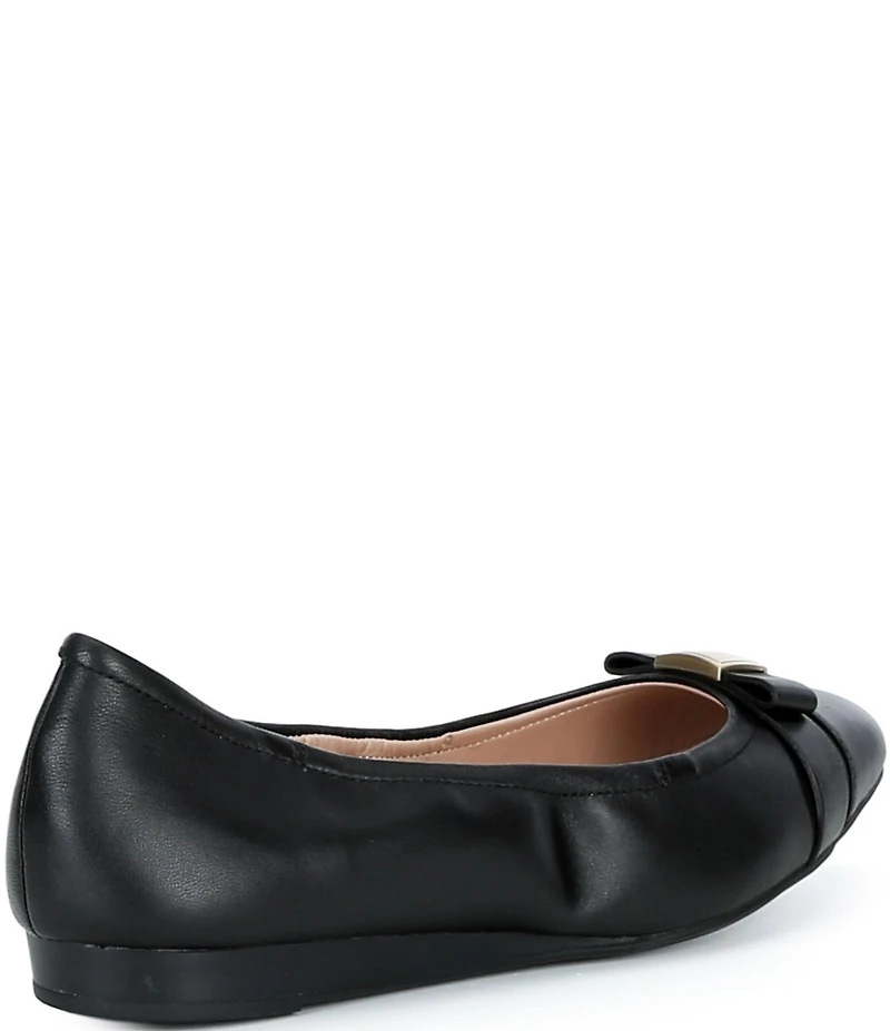 Cole Haan Go-To Tova Leather Bow Ballet Flats