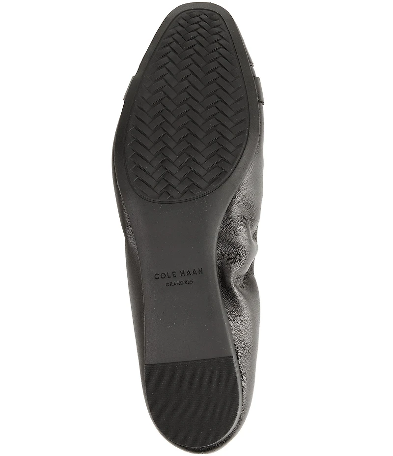 Cole Haan Go-To Tova Leather Bow Ballet Flats