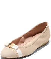 Cole Haan Go-to Tova Suede Ballet Bow Flats