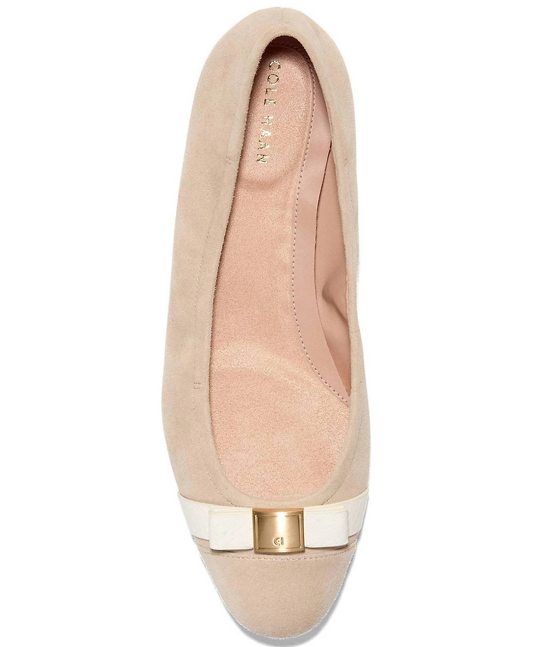 Cole Haan Go-to Tova Suede Ballet Bow Flats