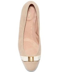 Cole Haan Go-to Tova Suede Ballet Bow Flats