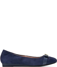 Cole Haan Go-to Tova Suede Bow Ballet Flats