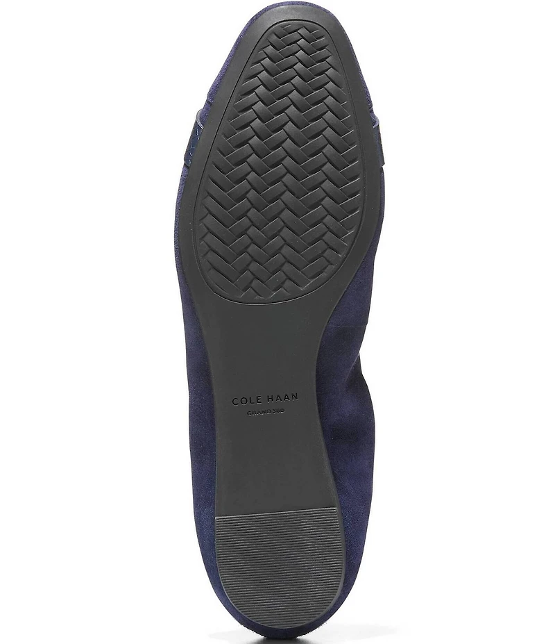 Cole Haan Go-to Tova Suede Bow Ballet Flats