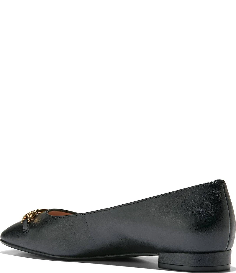 Cole Haan Go-To Verley Leather Horsebit Ballet Flats