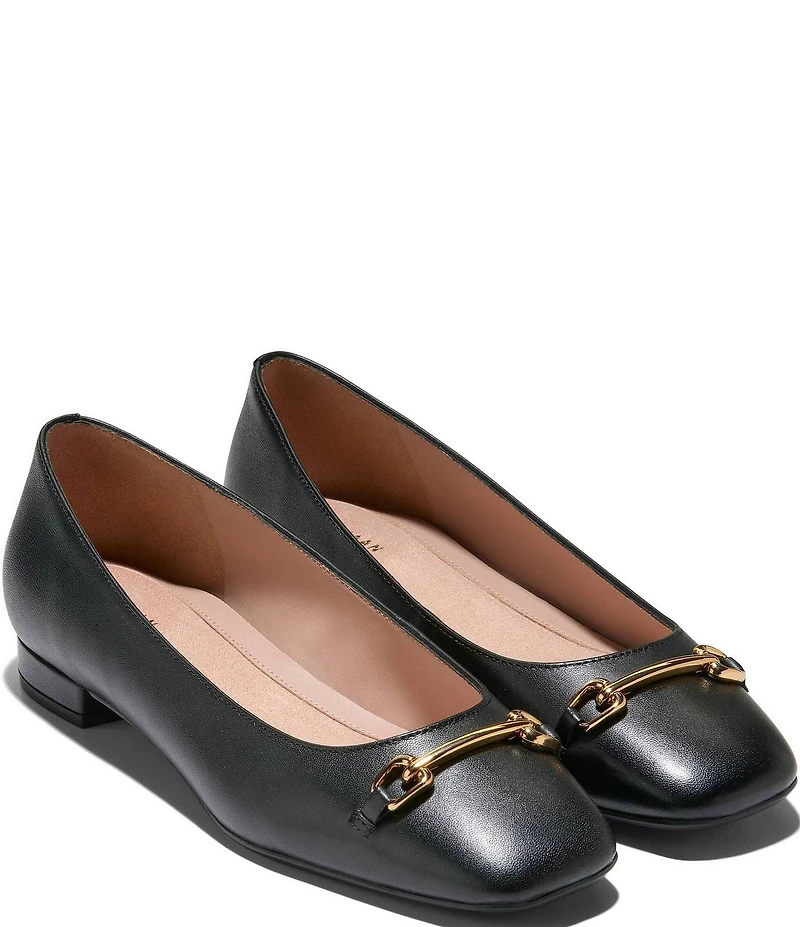 Cole Haan Go-To Verley Leather Horsebit Ballet Flats