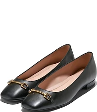 Cole Haan Go-To Verley Leather Horsebit Ballet Flats